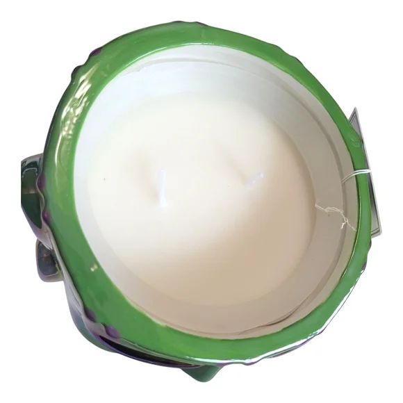 NEW Martha Stewart Iridescent Ceramic Frankenstein Soy Candle 14 oz Apple Scent - Picture 7 of 9